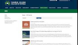 
							         News | Darul Ulum College								  
							    
