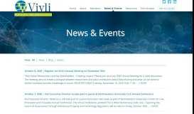 
							         News & Events - Vivli								  
							    