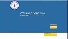
							         NEWS & EVENTS - wesleyan-academy								  
							    