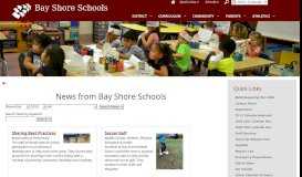 
							         News from Bay Shore Schools								  
							    