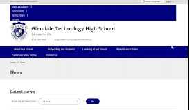 
							         News - Glendale Technology High School								  
							    