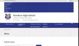 
							         News - Gorokan High School								  
							    