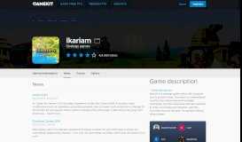 
							         News - Ikariam - Gamekit - MMO games, premium currency ...								  
							    