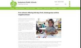 
							         News Item - Saskatoon Public Schools								  
							    