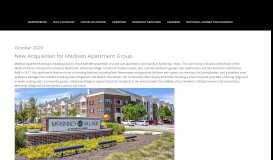 
							         News - Madison Apartment Group | Custom Page								  
							    