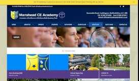 
							         News – Manshead CE Academy - Manshead School								  
							    