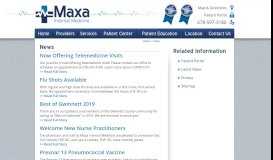 
							         News - Maxa Internal Medicine, Duluth, Georgia								  
							    