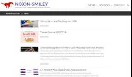 
							         News - Nixon-Smiley Consolidated Independent School District								  
							    