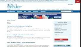 
							         News - Page 5 - HealthITSecurity								  
							    
