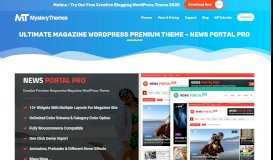 
							         News Portal Pro - Creative WordPress Magazine Theme								  
							    