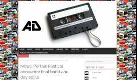 
							         News: Portals Festival announce final band and day splits – Alt Dialogue								  
							    