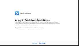 
							         News Publisher - iCloud								  
							    