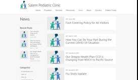 
							         News – Salem Pediatric Clinic								  
							    