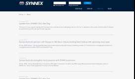 
							         News - Synnex Australia								  
							    