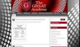 
							         News » The Great Academy								  
							    