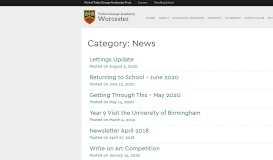 
							         News – Tudor Grange Academy Worcester								  
							    