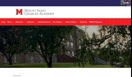 
							         News | Woonsocket, RI - Mount Saint Charles Academy								  
							    