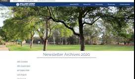 
							         Newsletter Archives - William Carey Christian School								  
							    