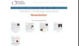 
							         Newsletter – Hamilton Cardiology Associates – New Jersey's Leading ...								  
							    