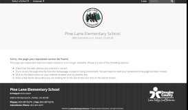 
							         Newsletter - Pine Lane Elementary School								  
							    