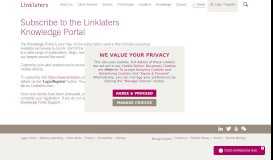 
							         Newsletter Signup - Linklaters								  
							    