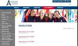 
							         Newsletters - Aranmore Catholic College								  
							    