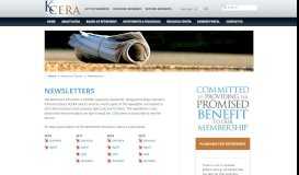 
							         Newsletters | KCERA - Kern County Employees' Retirement Association								  
							    