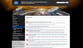 
							         Newsroom - Magnetospheric Multiscale - NASA								  
							    