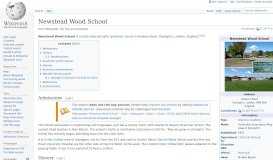 
							         Newstead Wood School - Wikipedia								  
							    