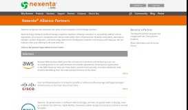
							         Nexenta® Alliance Partners | Nexenta								  
							    