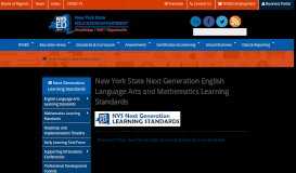 
							         Next Generation Learning Standards | New York State Education ...								  
							    