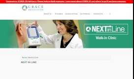 
							         Next In Line - Grace Health System®								  
							    