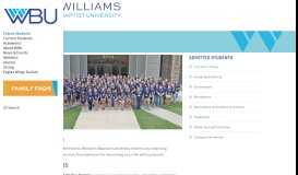 
							         Next Steps for Accepted Students - Williams Baptist University								  
							    