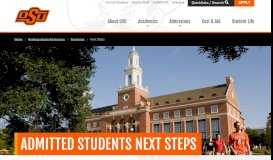 
							         Next Steps | Oklahoma State University								  
							    