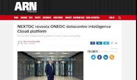 
							         NEXTDC reveals ONEDC datacentre intelligence Cloud platform - ARN								  
							    