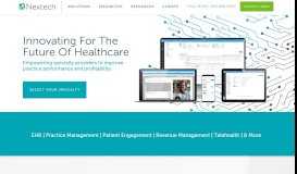 
							         Nextech: EMR Software and Practice Management for Specialty ...								  
							    
