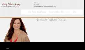 
							         Nextech Patient Portal - Lentz Plastic Surgery								  
							    