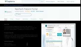 
							         NexTech Patient Portal Reviews and Pricing - 2019 - Capterra								  
							    