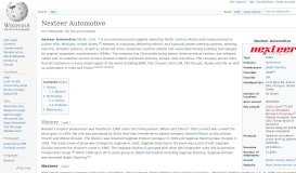 
							         Nexteer Automotive - Wikipedia								  
							    