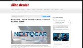 
							         NextGear Capital launches multi-channel finance portal - Canadian ...								  
							    
