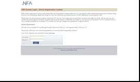 
							         NFA System Login - Online Registration System - National Futures ...								  
							    