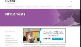 
							         NFER Tests - NFER								  
							    