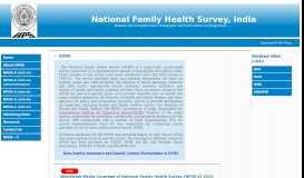 
							         NFHS - National Family Health Survey								  
							    