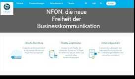 
							         NFON, die neue Freiheit der Businesskommunikation								  
							    