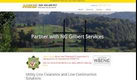 
							         NG Gilbert | Line Clearing & Vegetation Management Services								  
							    