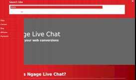 
							         Ngage: Best Live Chat Software Service for Small Businesses								  
							    