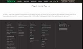 
							         NGINX Customer Portal								  
							    