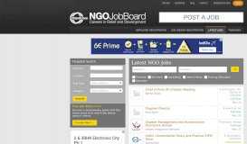 
							         NGO Job Board | Careers in Relief & Development								  
							    
