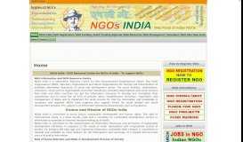 
							         NGO Partnership Registration - NGOs India								  
							    