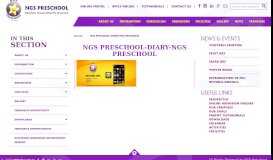 
							         NGS Preschool-Diary-NGS Preschool | NGS Preschool								  
							    